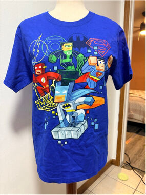 Lego DC superheroes XXL/100% cotton Mexico blue T-shirt, BNNT
